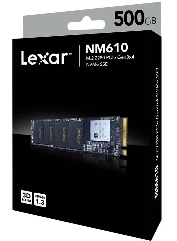SSD Lexar NM610 500GB M.2 2280 NVMe (LNM610-500RB) - Ảnh 1
